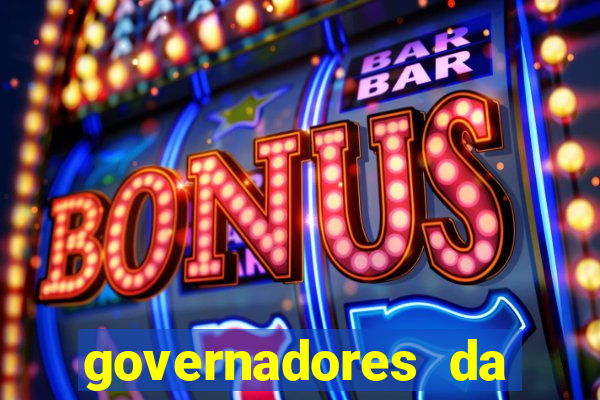 governadores da bahia por ano
